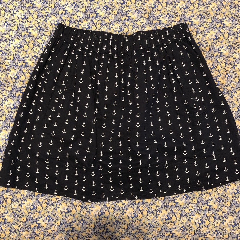 J CREW ANCHOR MINI SKIRT